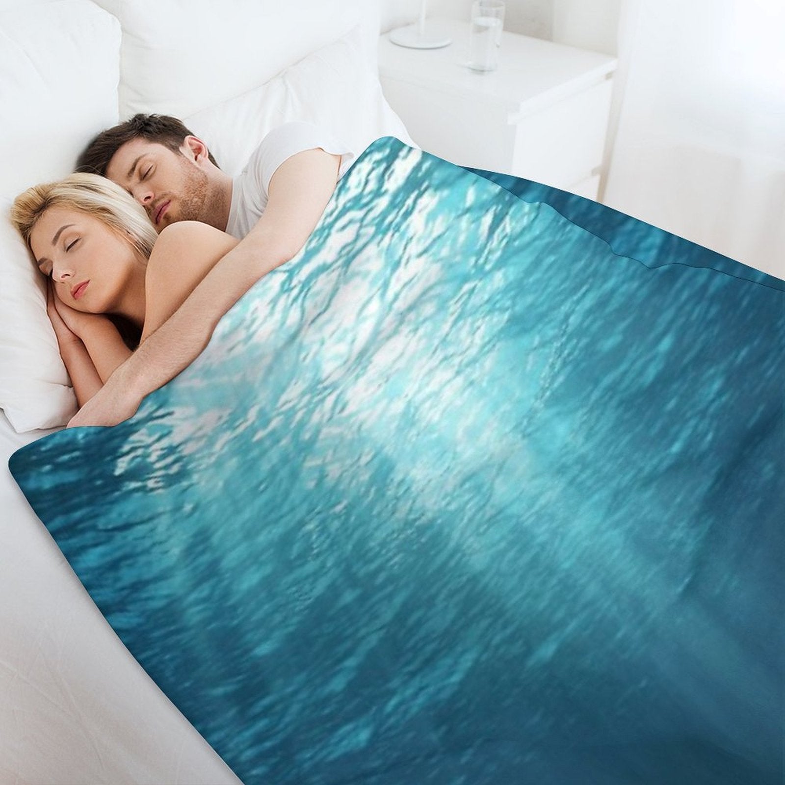 Look at Under The Sea Easy Care Throw Blanket