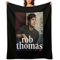 Rob Thomas Singer Music Band Sustainable Throw Blanket