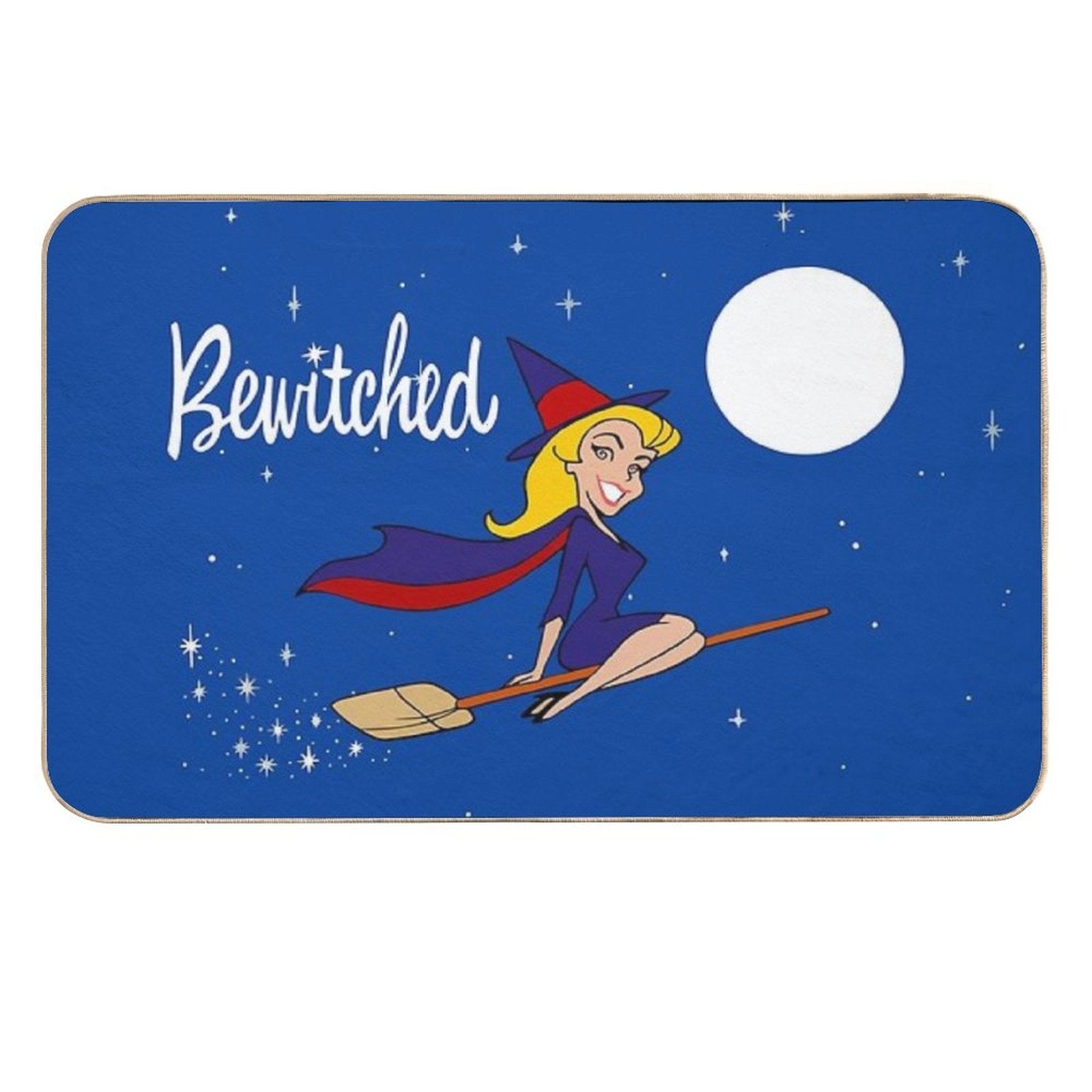Bewitched 60s Retro  Toxin-Free Bath Mat