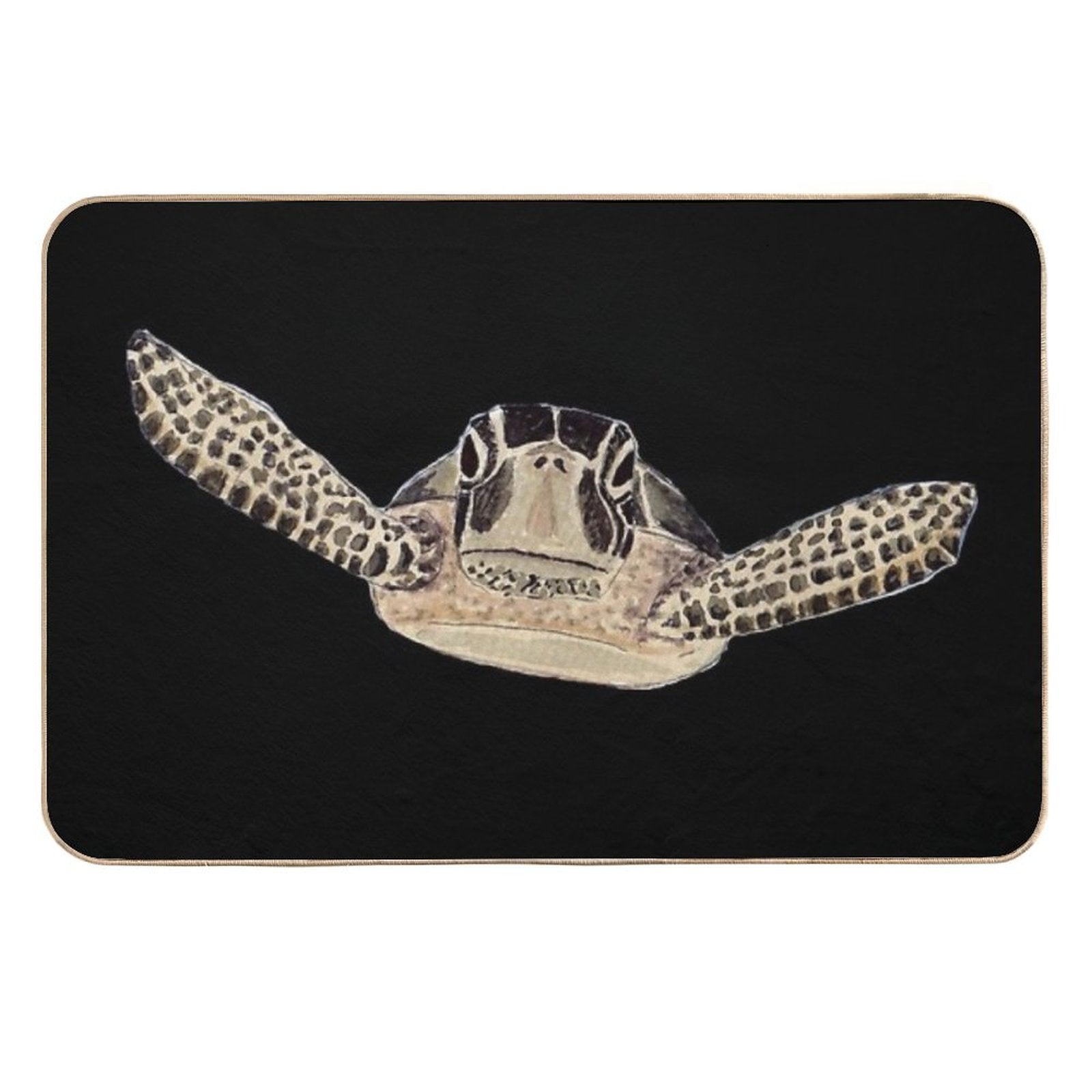 Sea Turtle 2  Easy Maintenance Bath Mat