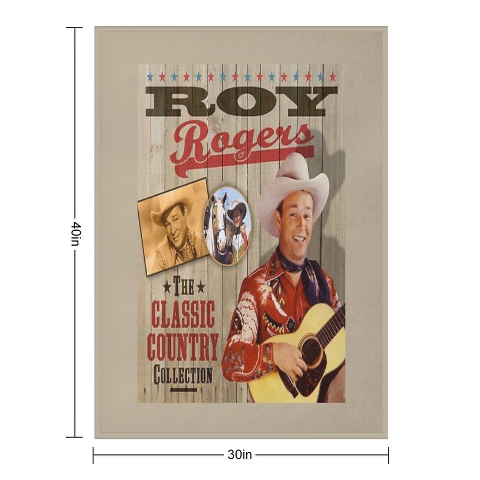 Roy Rogers – The Classic Country Collection Compact Throw Blanket