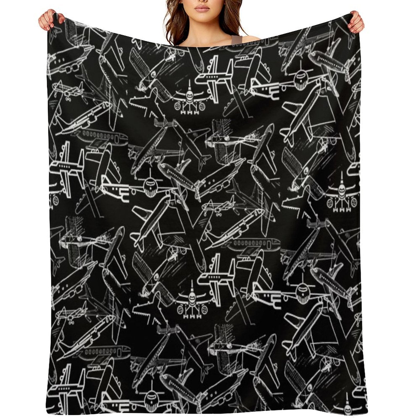 Airplanes Love Comfort Throw Blanket
