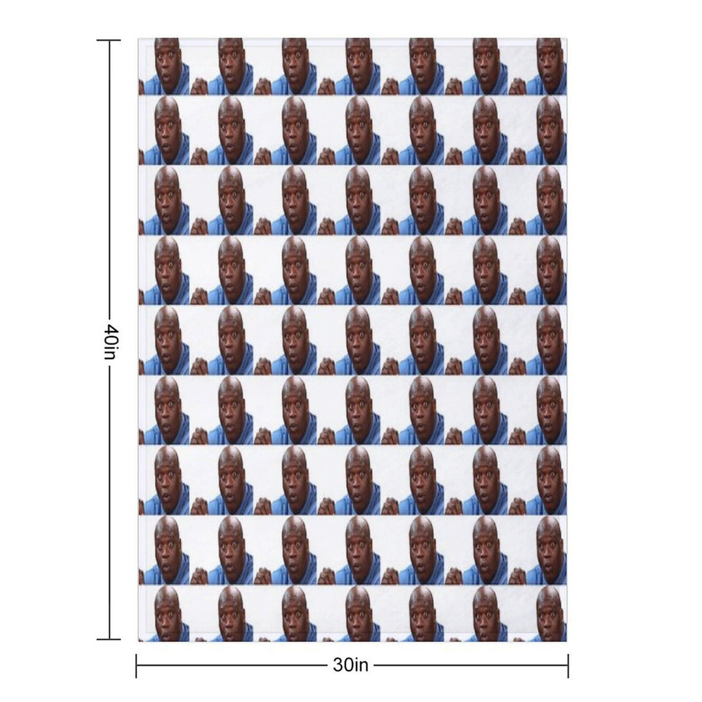 Surprised Shaq Hd Multi-functional Throw Blanket
