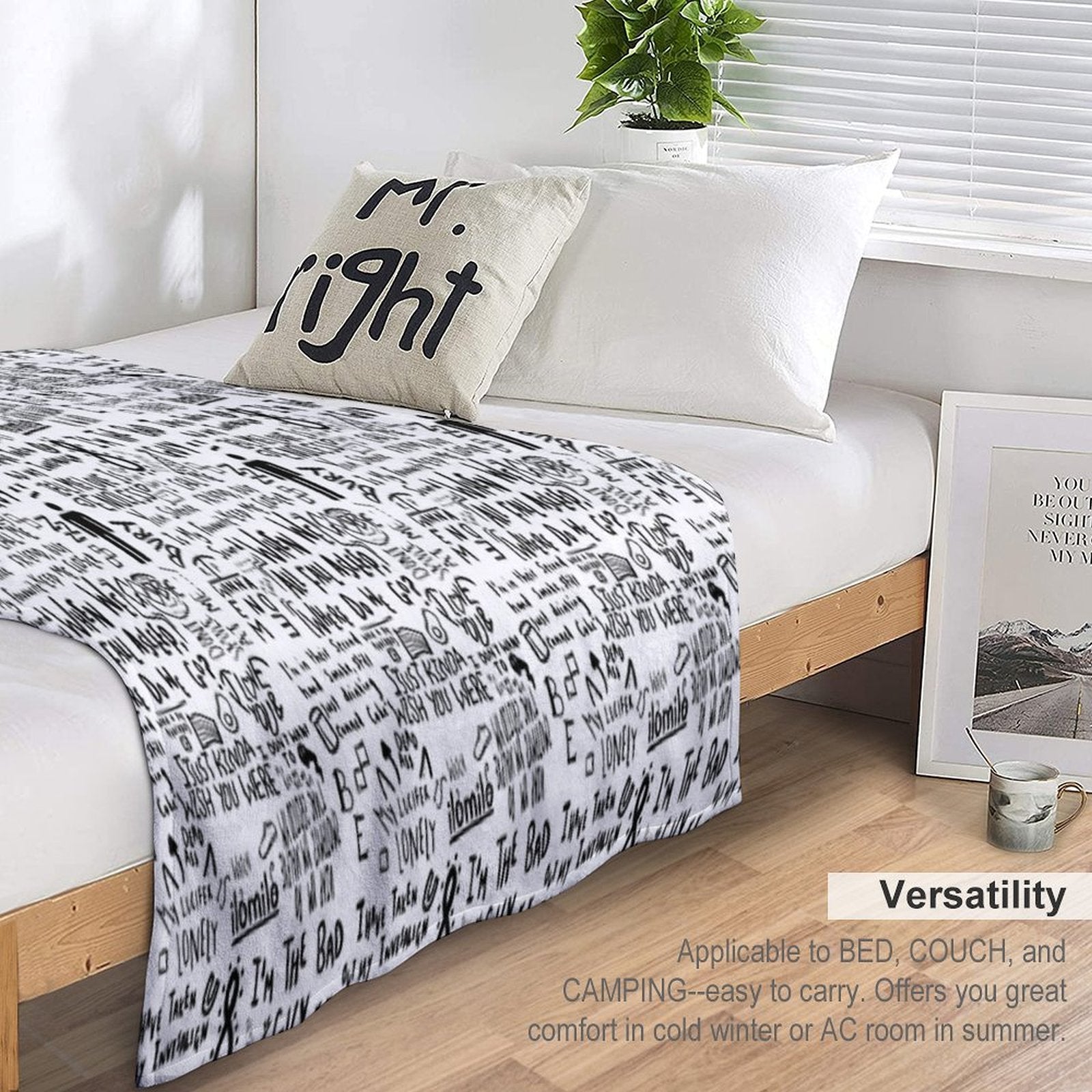 Billie Eilish Machine-washable Throw Blanket