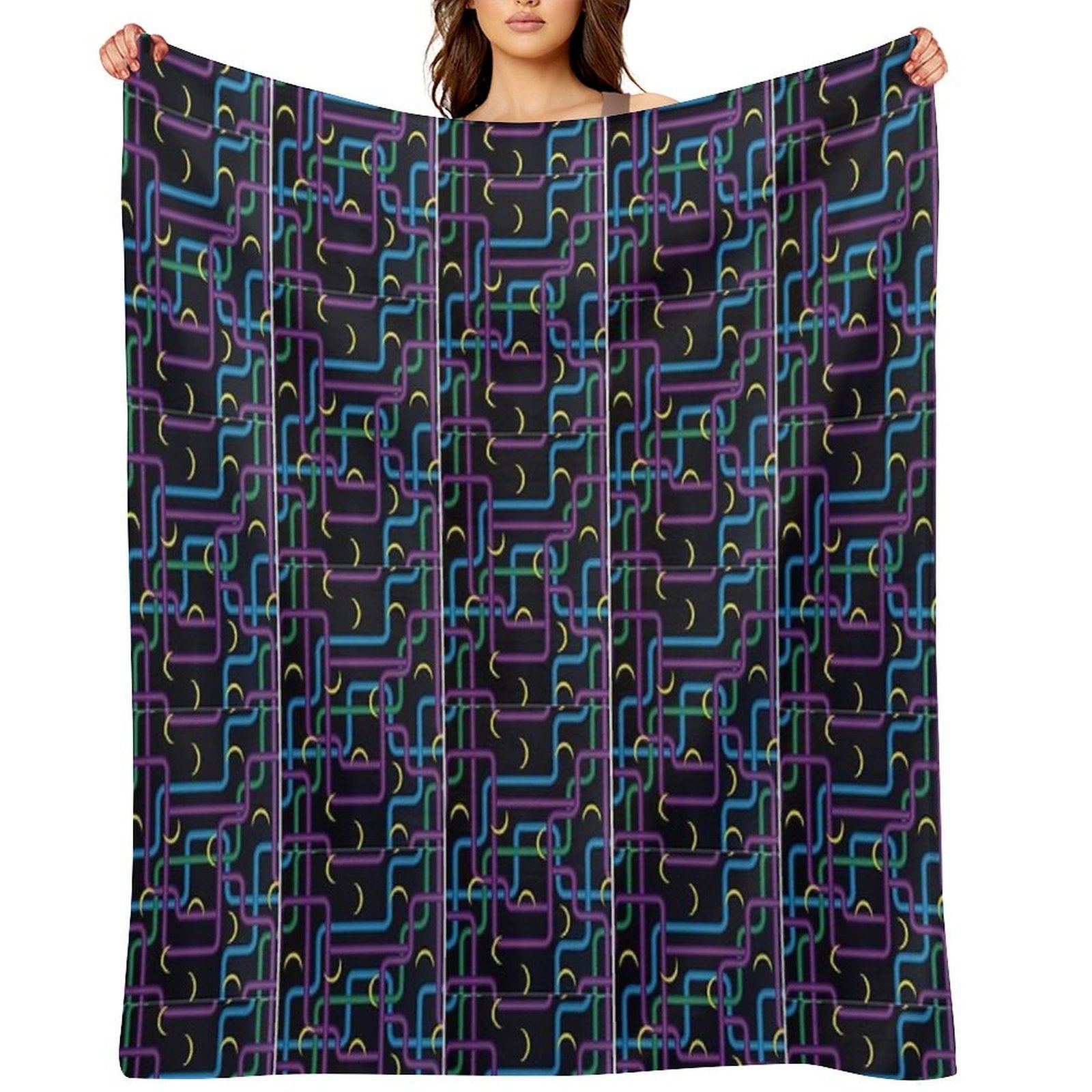 Dan Flashes All-season Throw Blanket