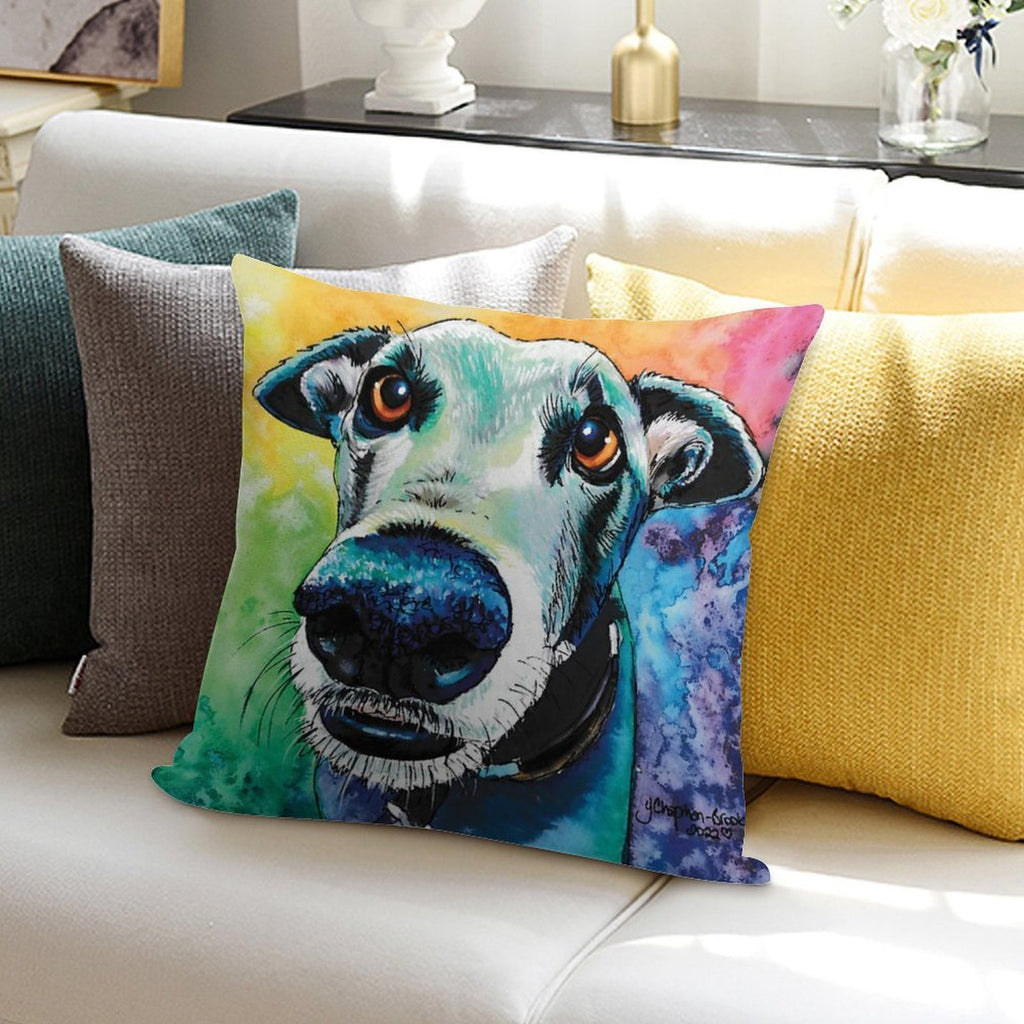 The Look of Love Soft Hidden Zipper Throw Pillow