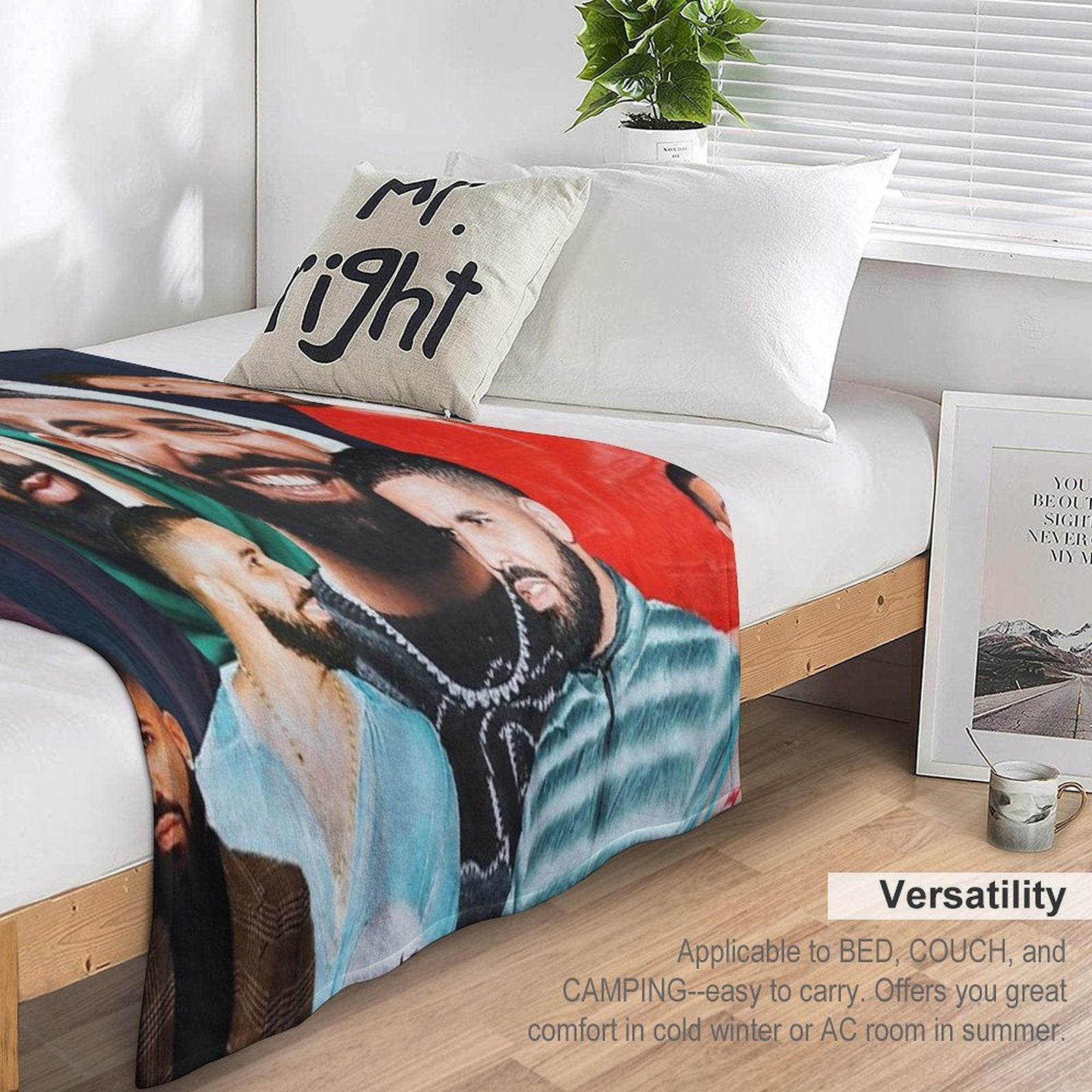 Drake Collage Gift-ready Throw Blanket