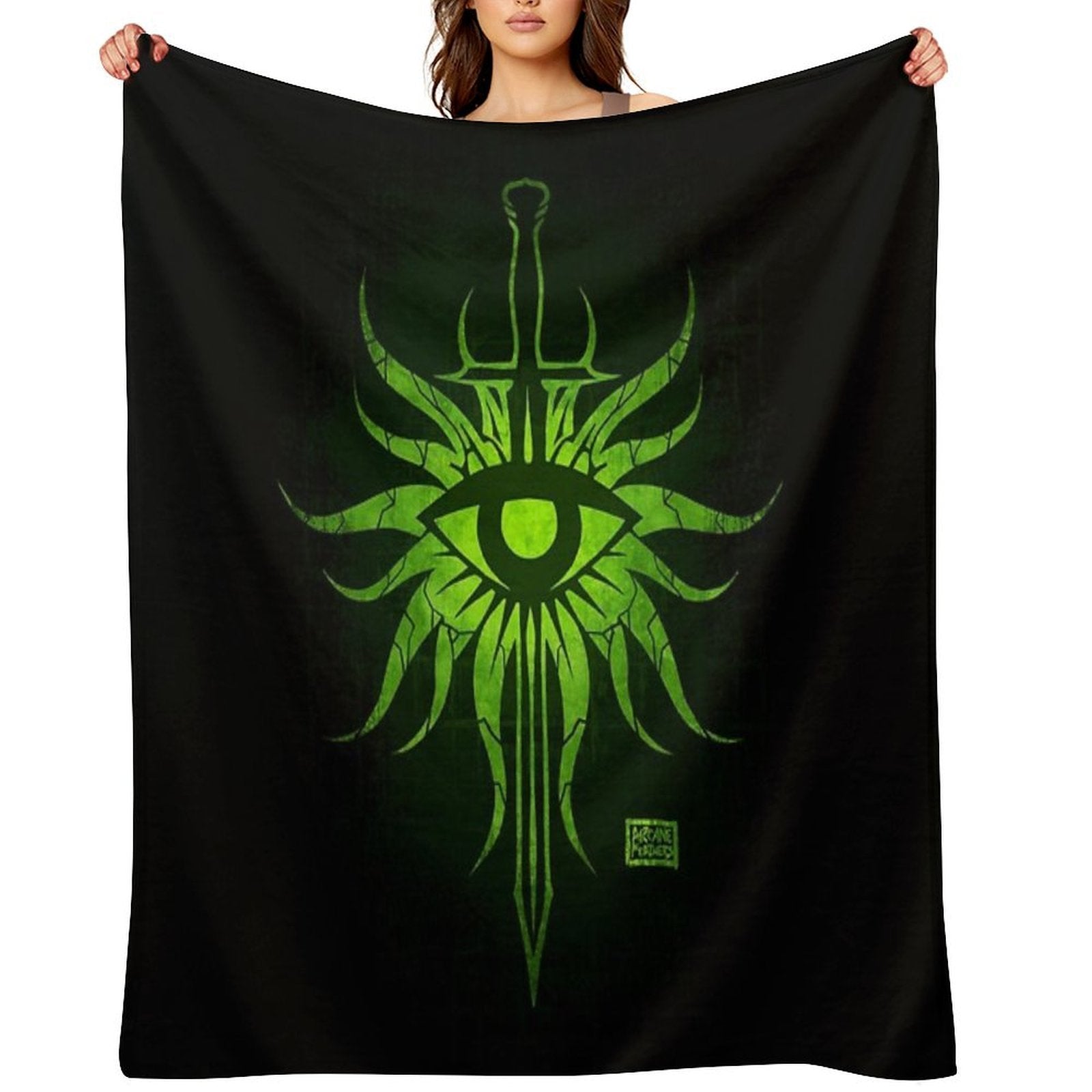 Dragon Age Inquisition Eco-conscious Throw Blanket