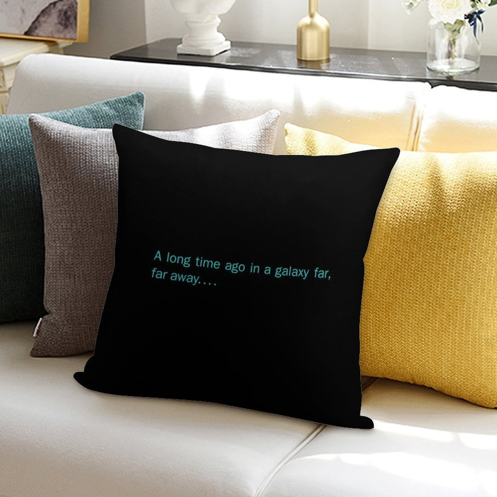 In A Galaxy Far Far Away Soft Home Decor Throw Pillow