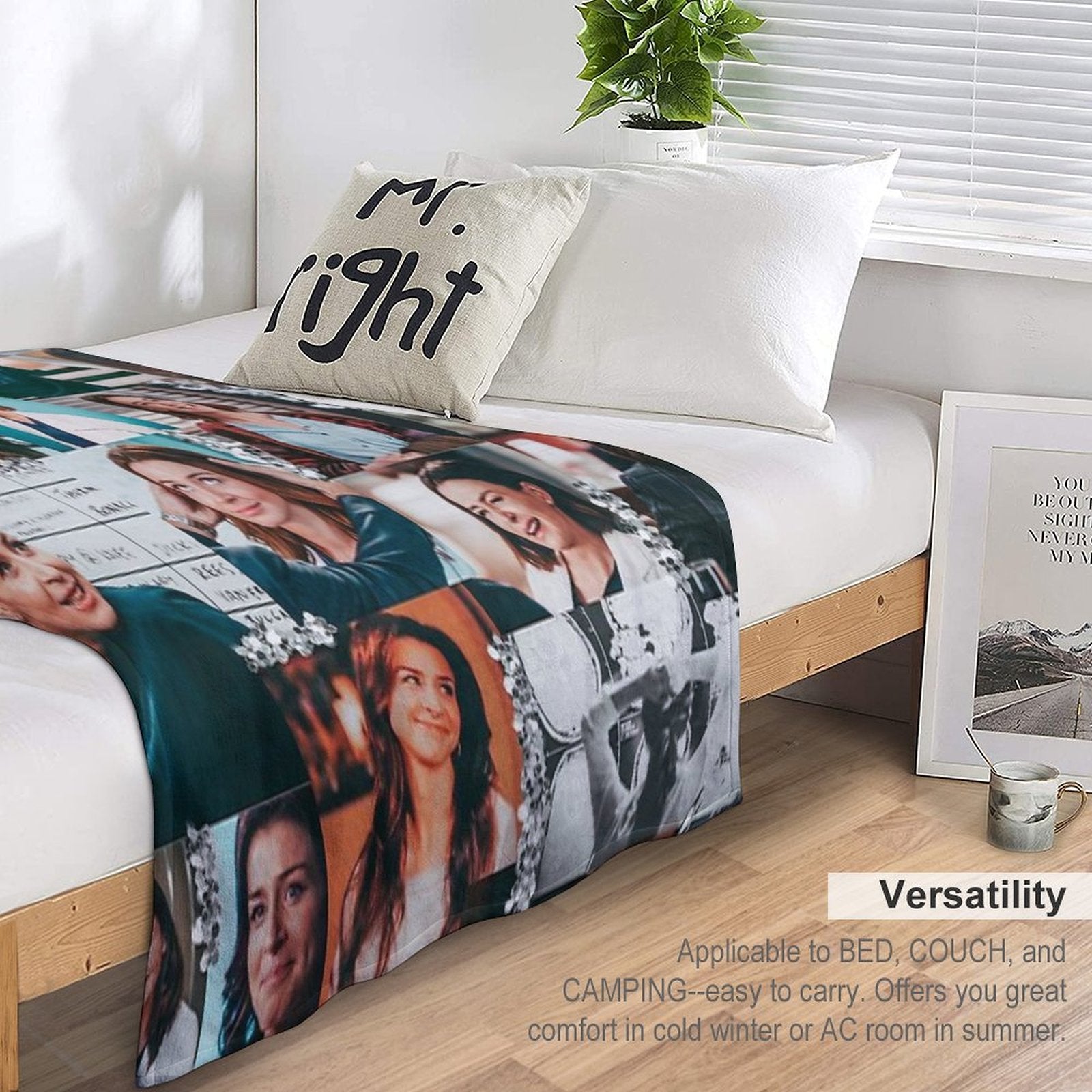 Amelia Shepherd Collage ) Quick-dry Throw Blanket