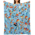 Rainbow Dash Mess Eco-conscious Throw Blanket