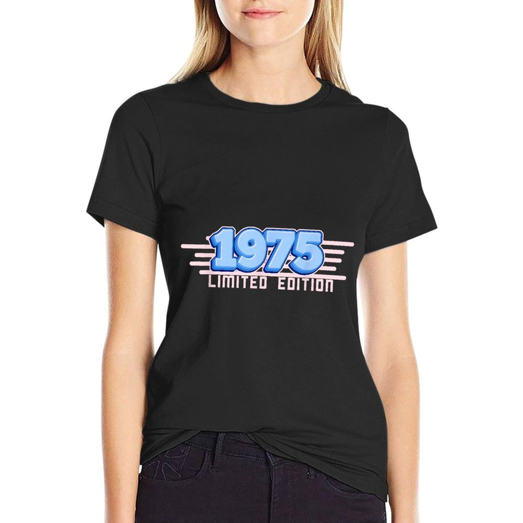 50th Birthday Man Woman 50 Years 1975 Decorative Funny Gift  Moisture-wicking T-Shirt