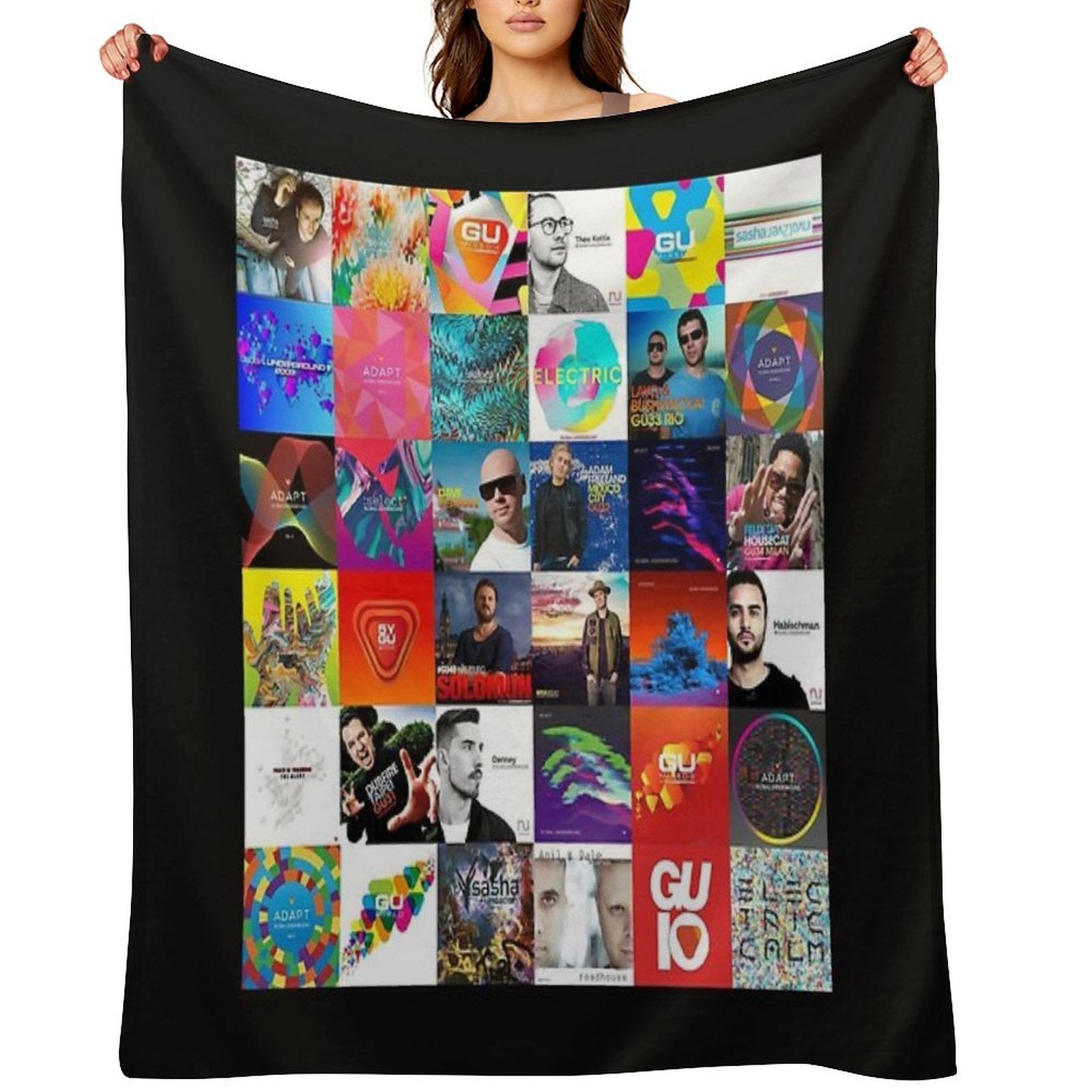 All Global Underground Discography Quick-dry Throw Blanket
