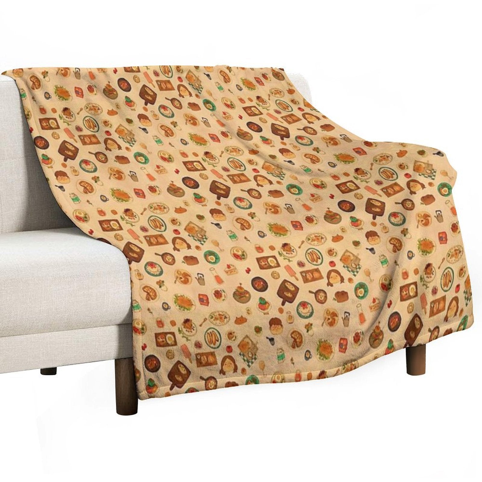 Dishes Quick-dry Throw Blanket