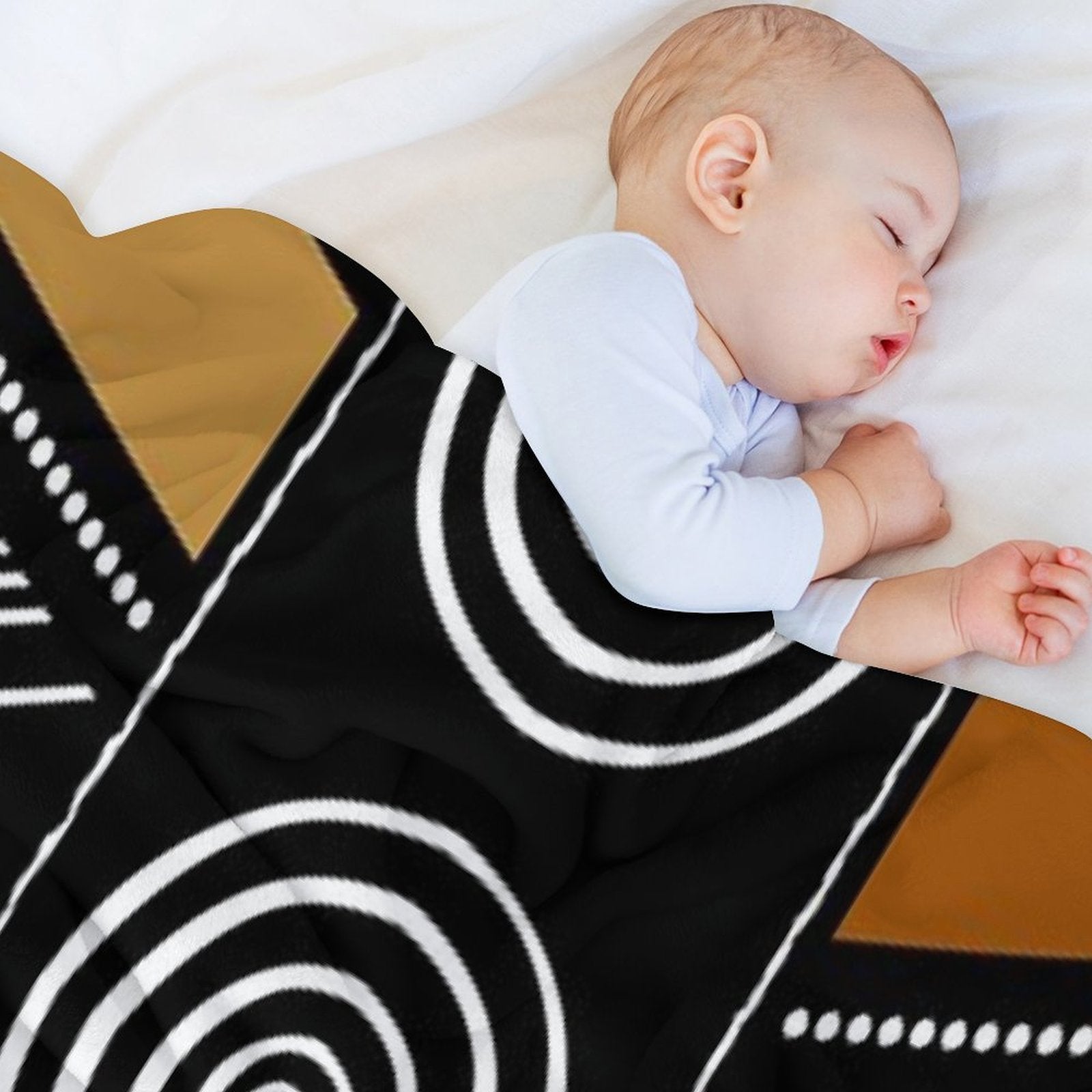 African Mud Cloth Artistry Art Multi-functional Throw Blanket