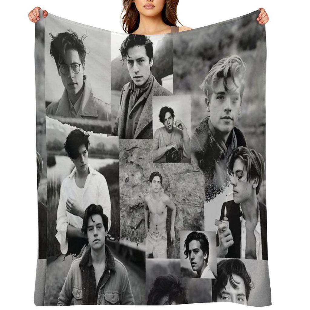 Cole Sprouse Velvety-soft Throw Blanket