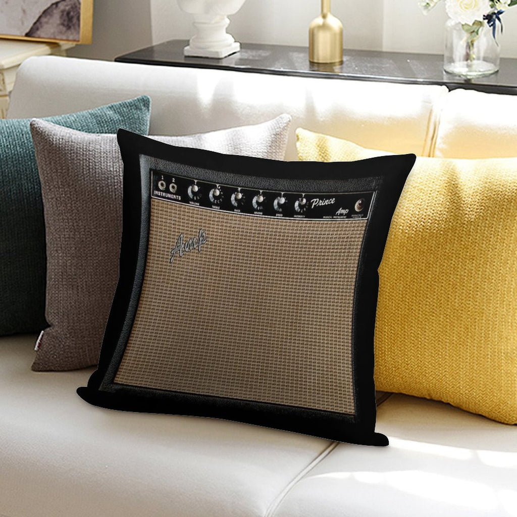 Guitar AmplifierAmp Great for MusicianGuitar Player! Soft Skin-Friendly Throw Pillow