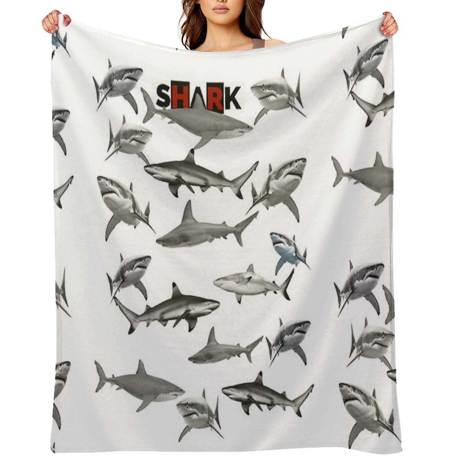 Shark Eco-conscious Throw Blanket