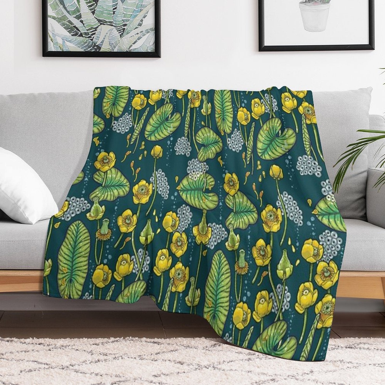 River of Mystery Durable Throw Blanket