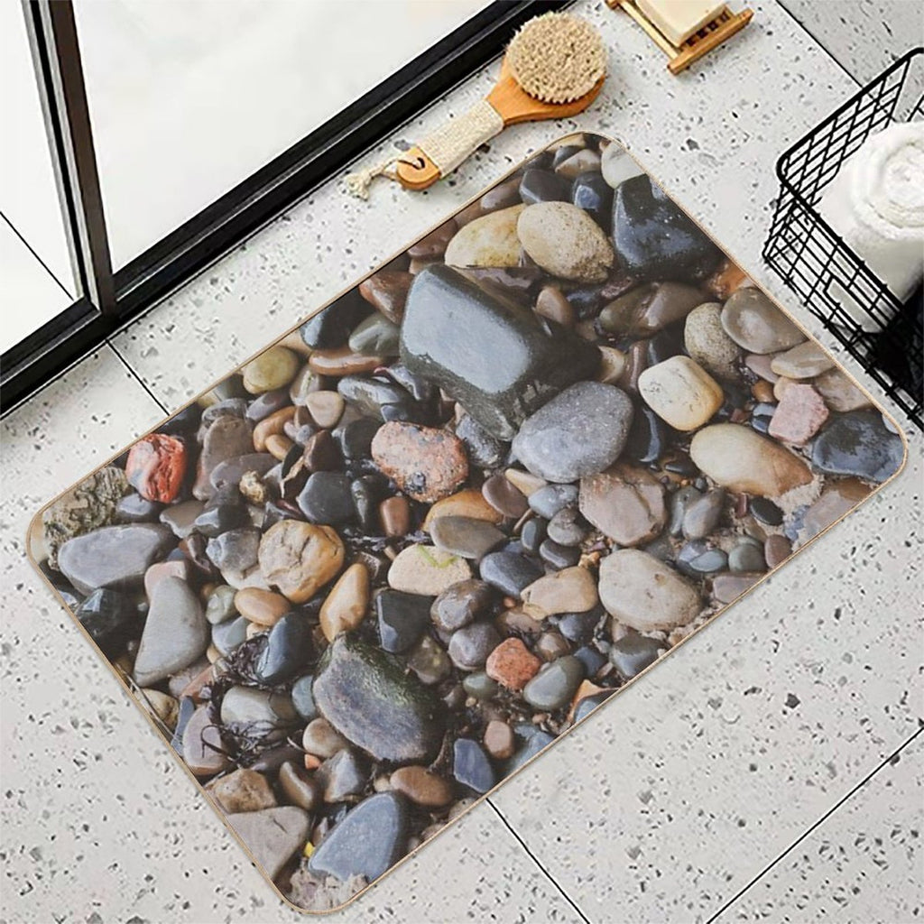 Beach Pebbles  High-Traffic Bath Mat