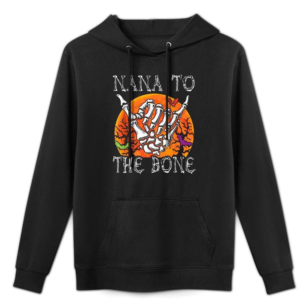 Nana To Bone Halloween Moon Costume Skeleton Hand Lover Moisture-Wicking Hoodie