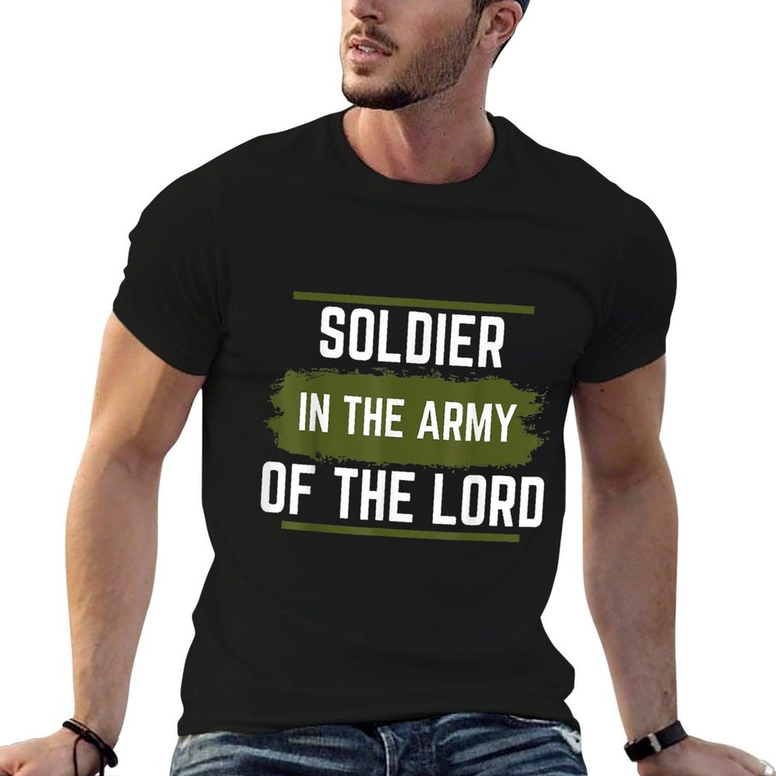 Inspirational - Soldier In The Army Of The Lord  Vintage-inspired T-Shirt