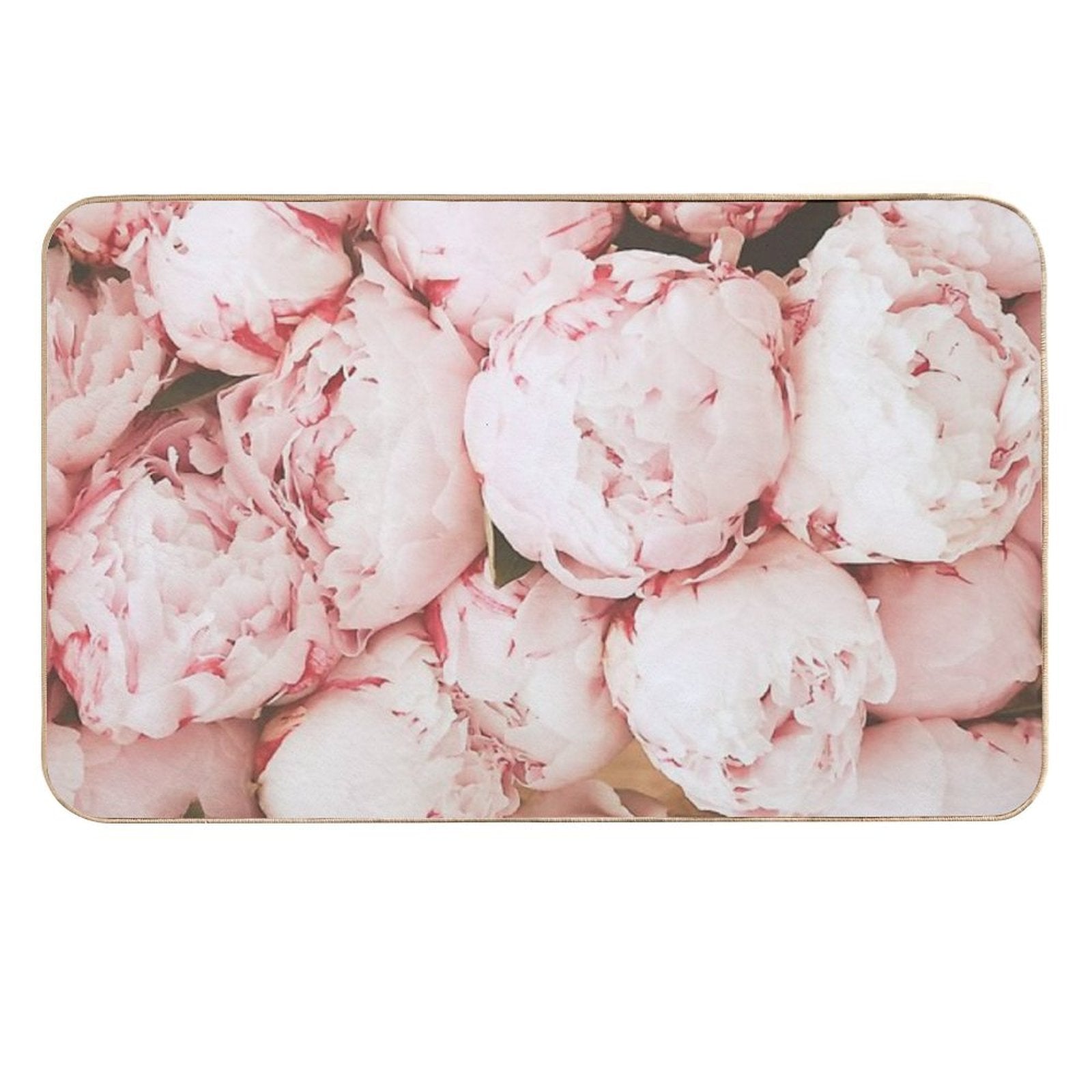 Pink Roses  High-Traffic Bath Mat