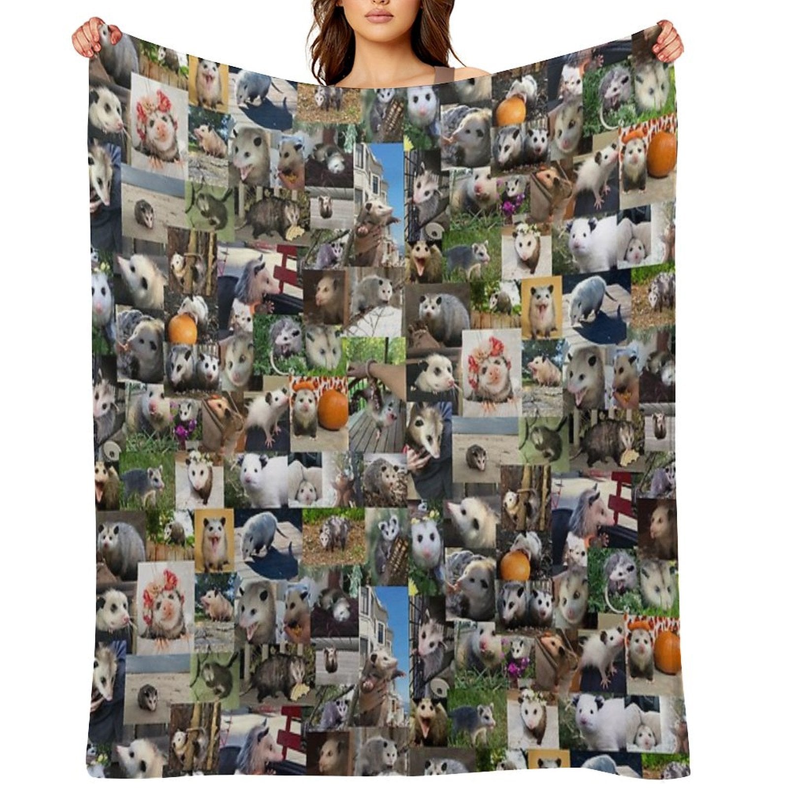Ultimate Opossums (4K) Shrink-resistant Throw Blanket
