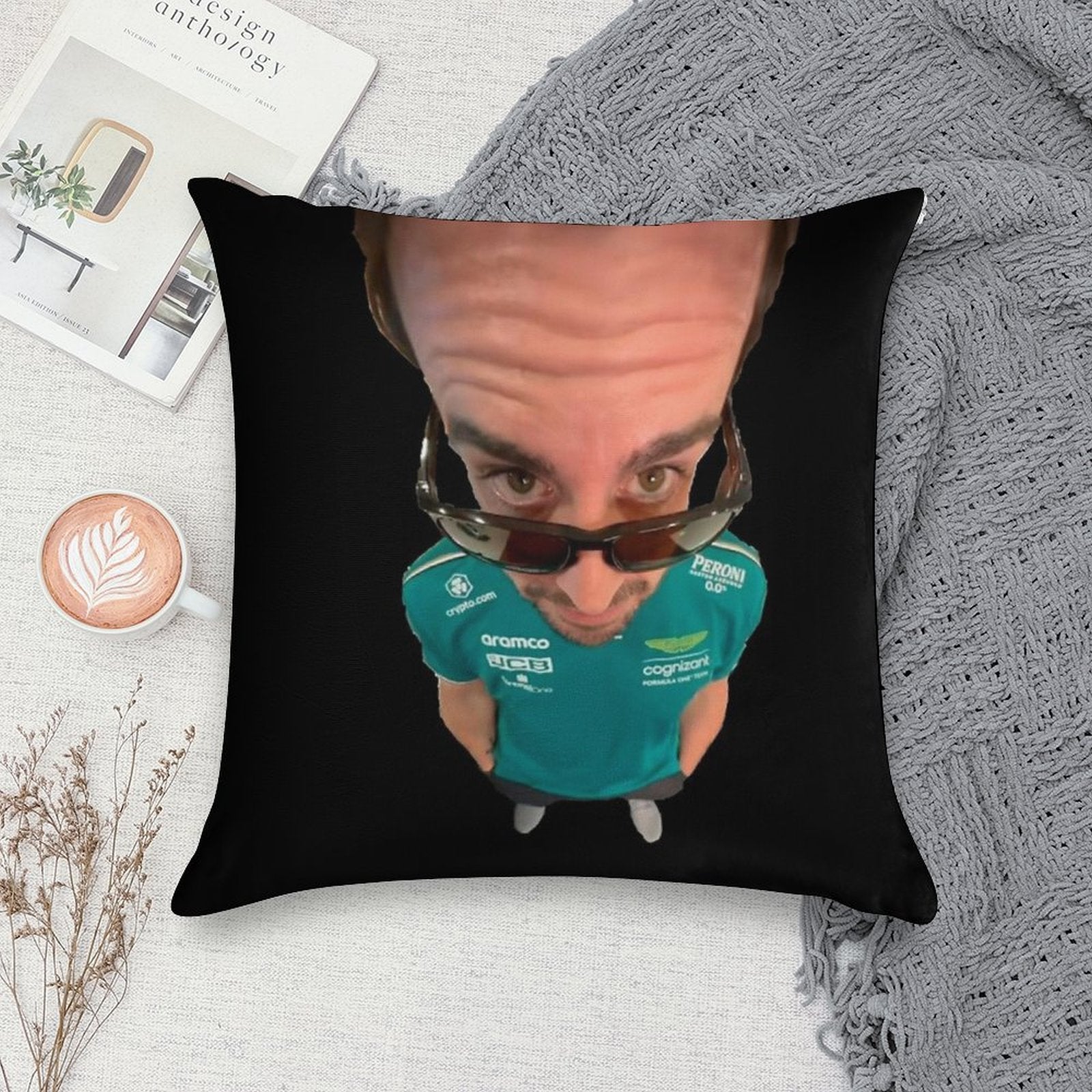 Ferdinand Meme Soft Ultra-Soft Texture Throw Pillow