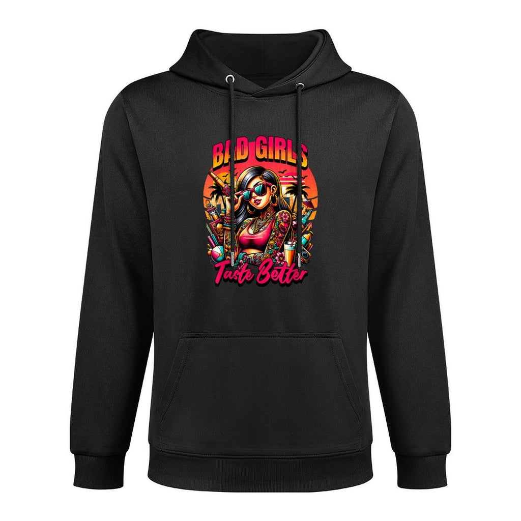 Bad Girls Taste Better Graphic Tattoo Medium-Weight Fabric Hoodie