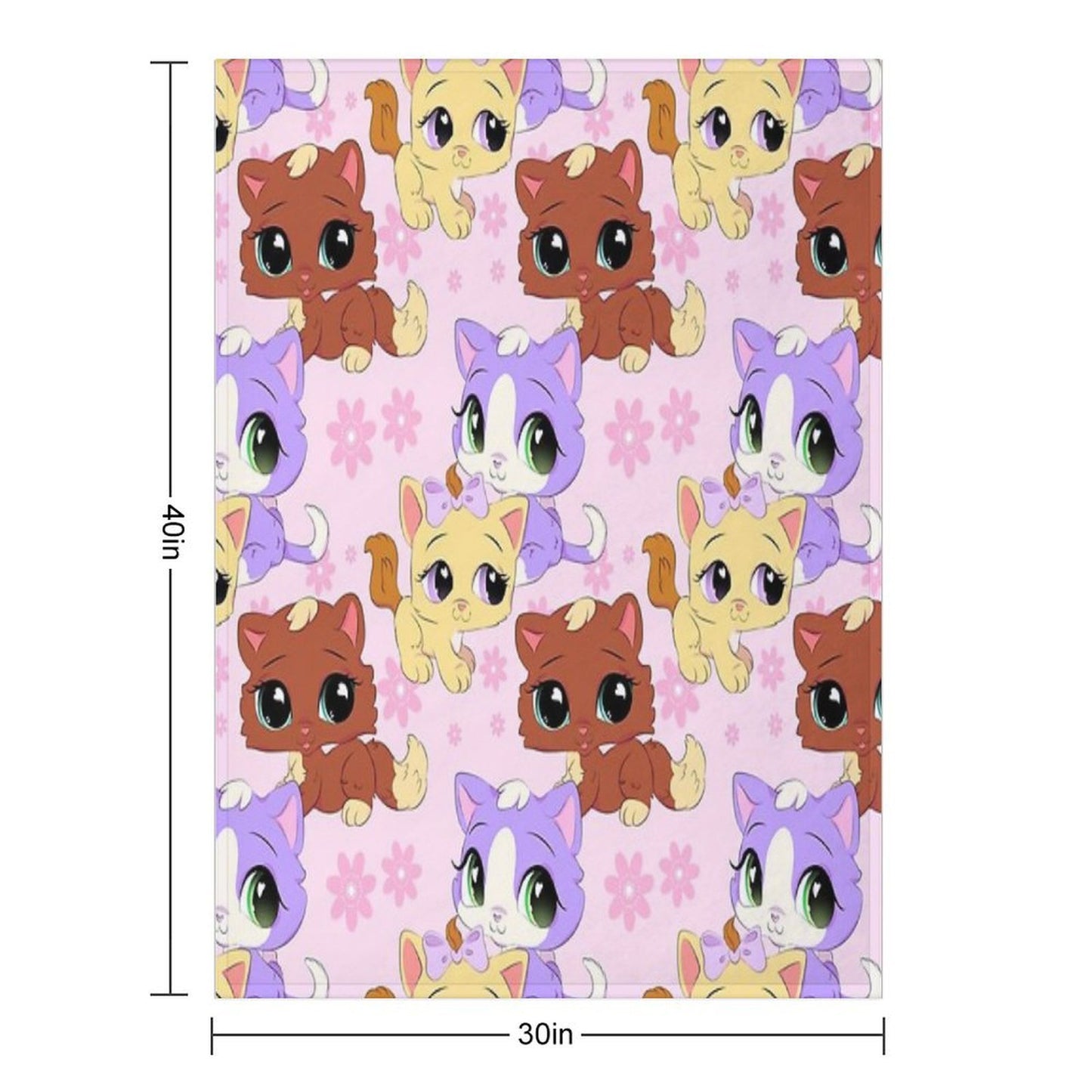 Lps Kittens Anti-pilling Throw Blanket