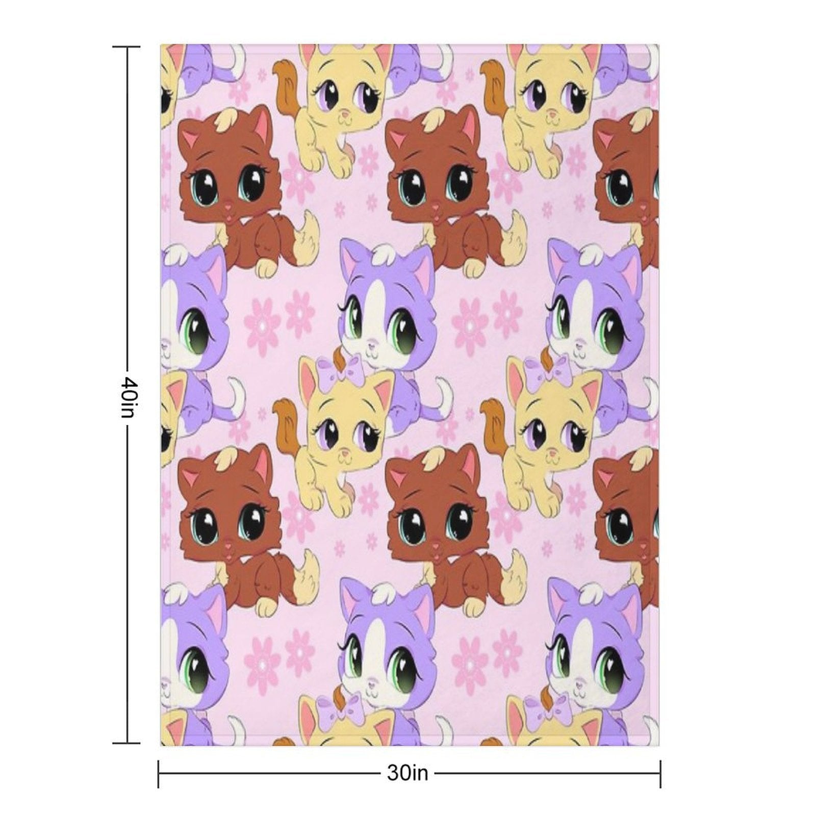 Lps Kittens Anti-pilling Throw Blanket