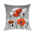 POPPIES Soft Shrink-Resistant Throw Pillow
