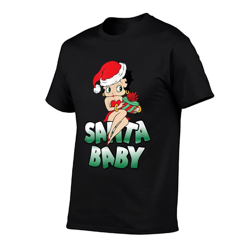 Betty Boop Christmas Classic Santa Baby  Quick-drying T-Shirt