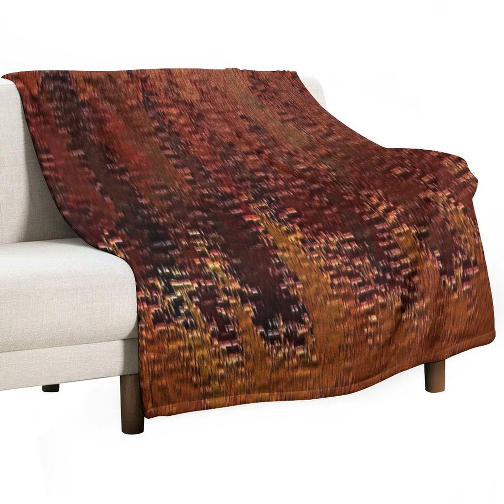 Copper Bronze Anti-pilling Throw Blanket
