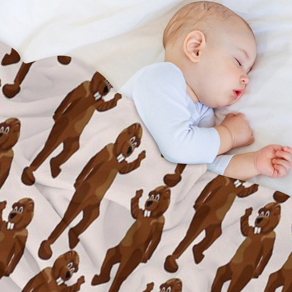 Hundreds of Beavers! Lightweight Throw Blanket