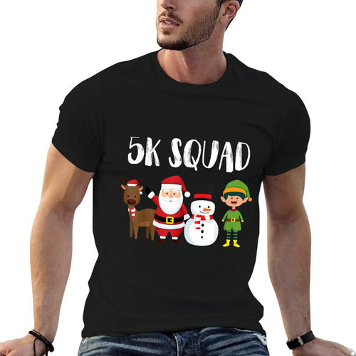 5K Squad Running Christmas Santa Reindeer Elf Snowman Runner  Classic T-Shirt