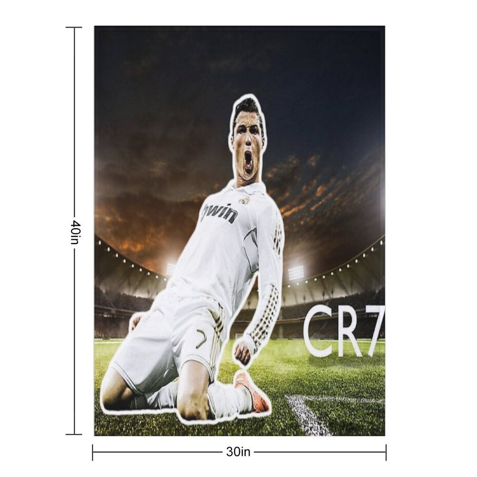 CR7 Velvety-soft Throw Blanket