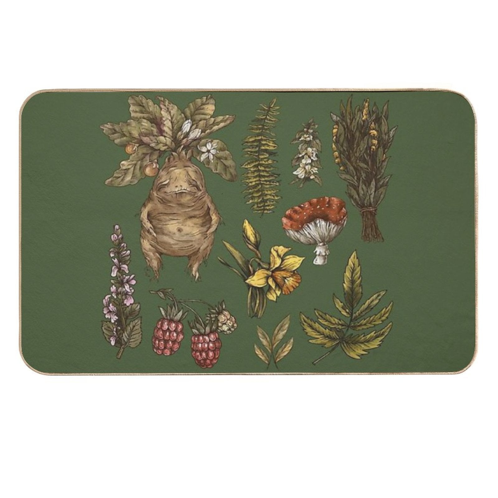 Study of Herbs And Plants - Herbology  High-Traffic Bath Mat