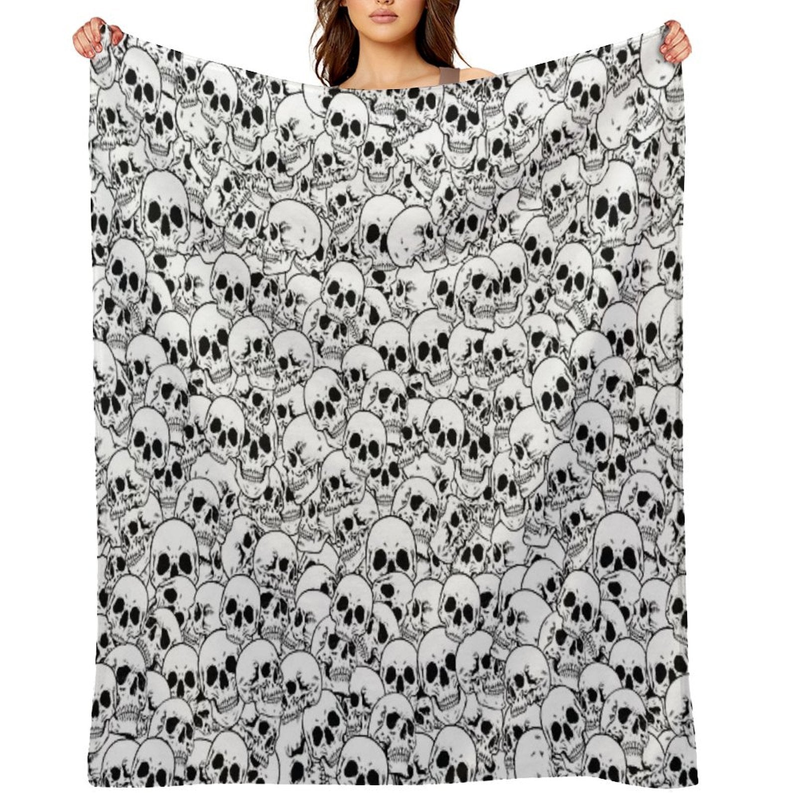 Skulls Durable Throw Blanket