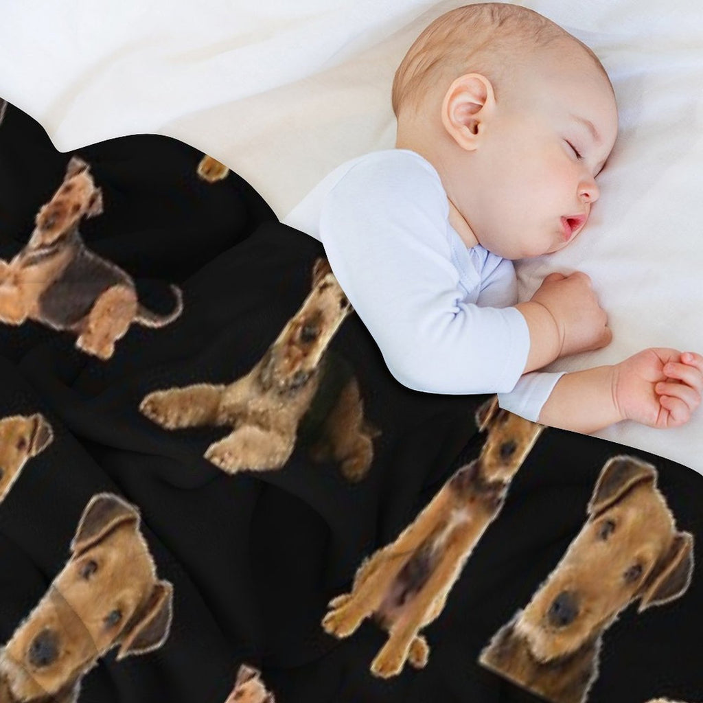 Airedale Terrier All-season Throw Blanket