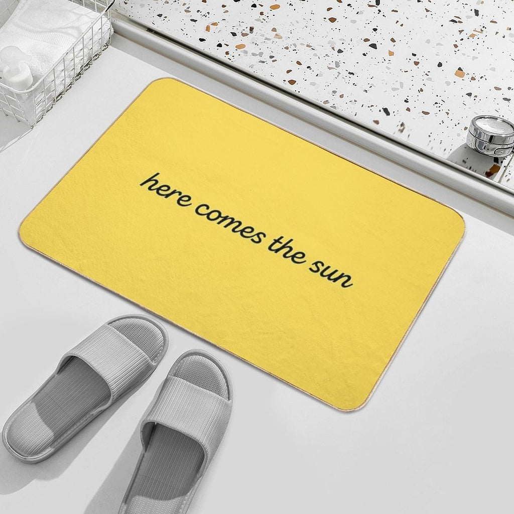 Here Comes The Sun  High-Traffic Bath Mat