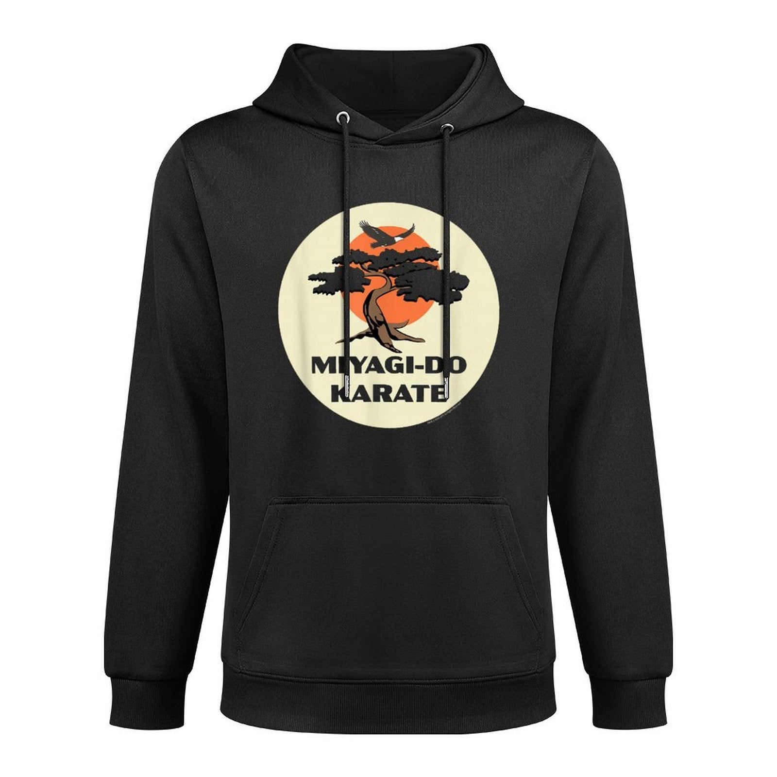 Cobra Kai Miyagi-Do Karate Eagle Fang Bonsai Tree Dojo Logo Colorfast Hoodie