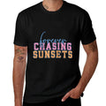 Forever Chasing Sunsets Adventure Vibes Raglan Baseball  Wrinkle-resistant T-Shirt