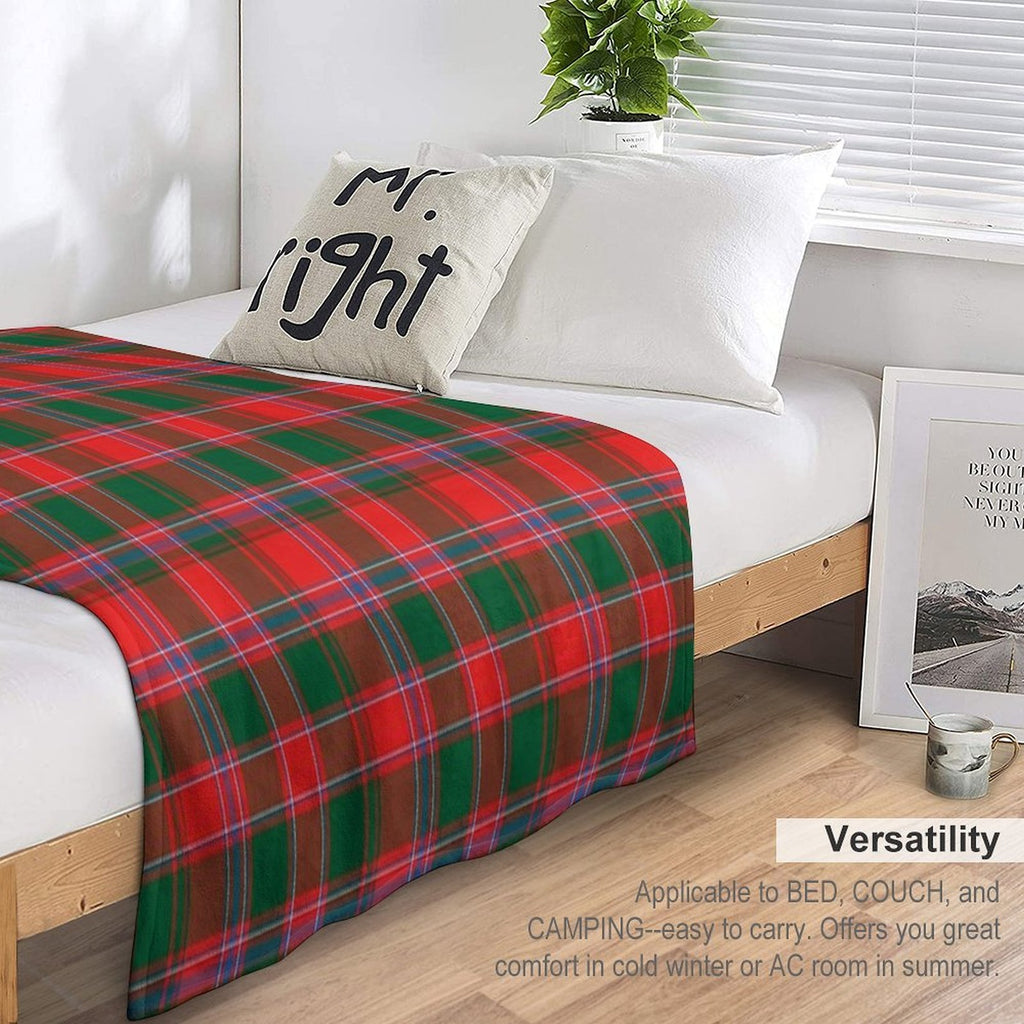 Clan Dalziel Tartan Anti-pilling Throw Blanket