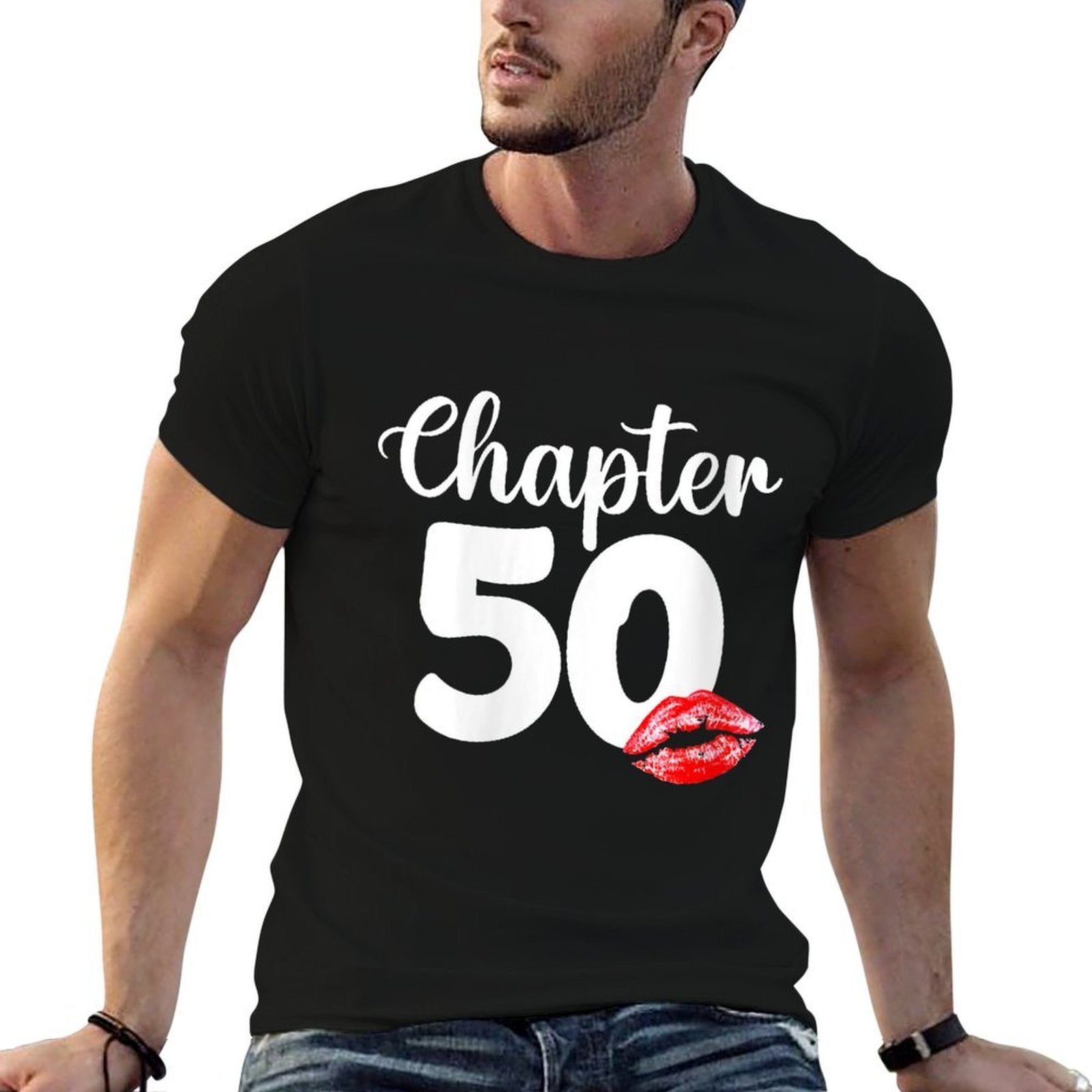 Womens 50th Birthday Decorations Women Chapter 50 Year Old Birthday  Quick-drying T-Shirt