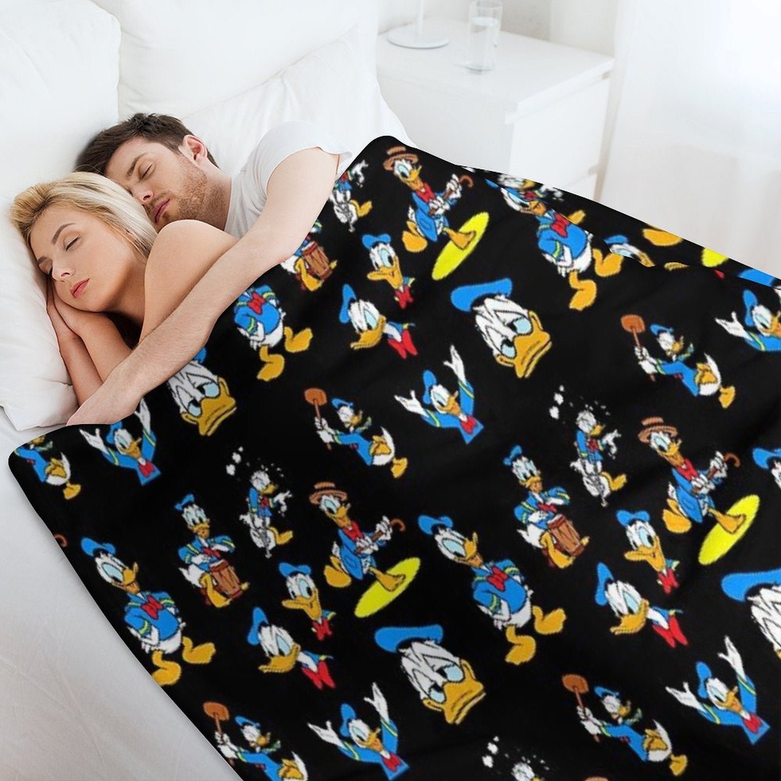 Donald Duck Collage Lightweight Throw Blanket