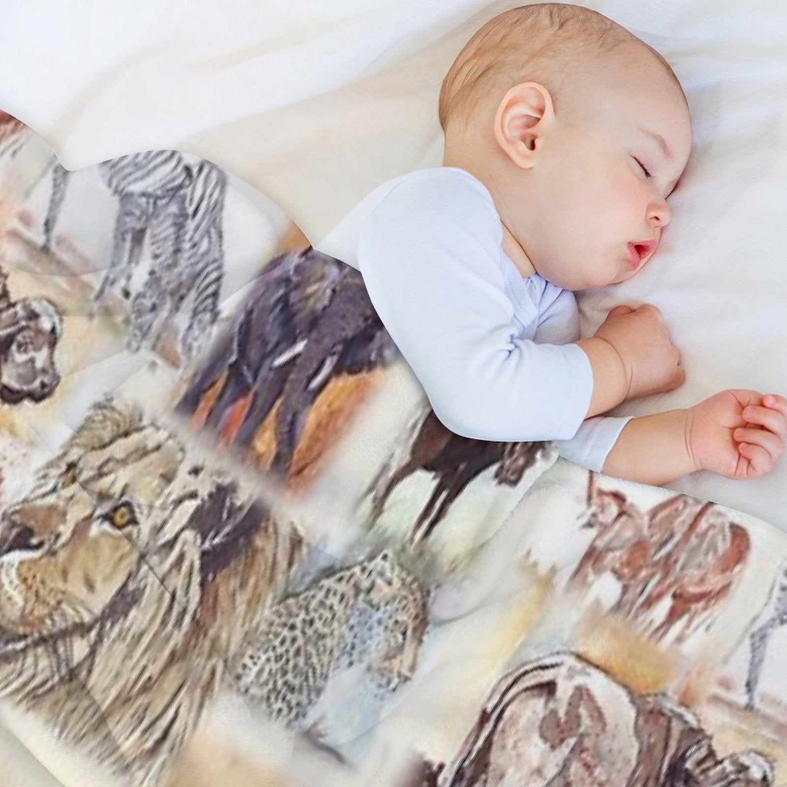 Lodge Décor - South Africa's Wildlife Wonders Versatility Throw Blanket