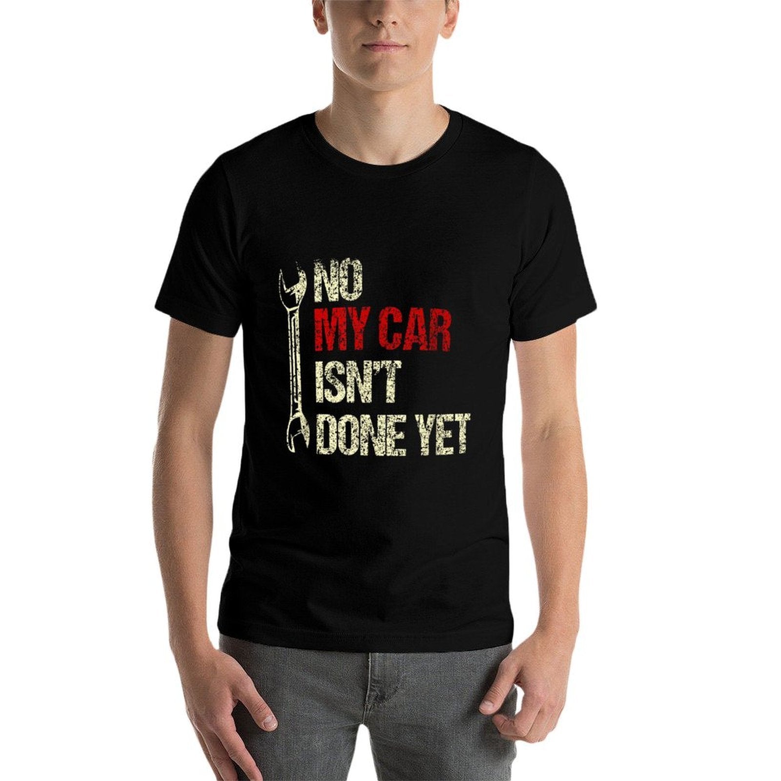 No My Car Isnt Done Yet Tools Mechanic Garage Hobby  Breathable T-Shirt