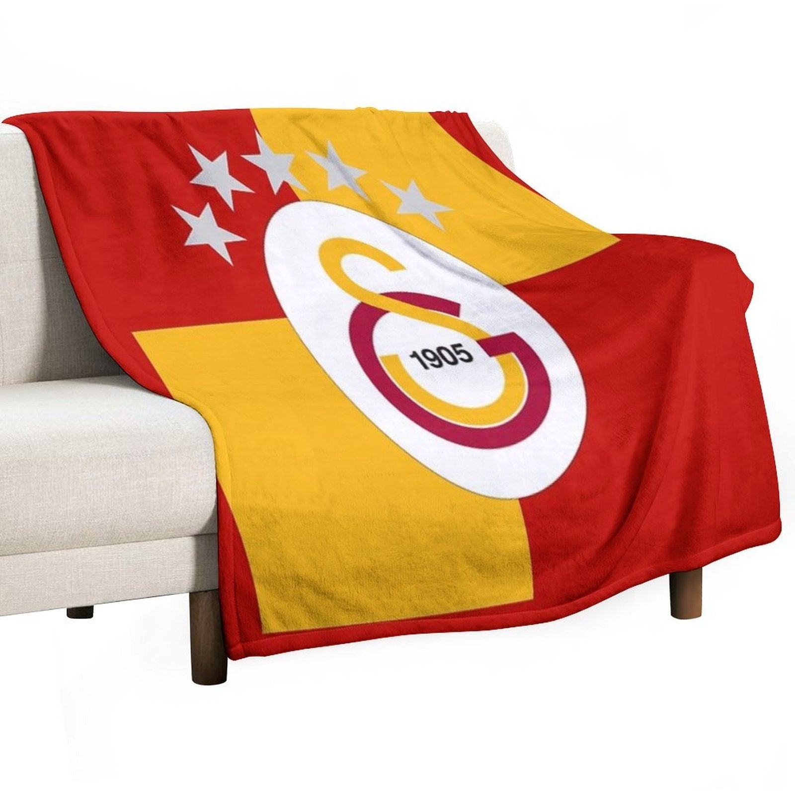 Galatasaray 2025 Championship Design – 5-Star  #1 Velvety-soft Throw Blanket
